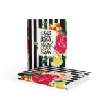 Farben Hardcover Laminated Notebook, 70 GSM Ivory Paper, Ruled, with Separation Ribbon - Durable and Elegant Journal for Writing, Note-Taking, and Planning