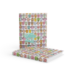 Farben Hardcover Laminated Notebook, 70 GSM Ivory Paper, Ruled, with Separation Ribbon - Durable and Elegant Journal for Writing, Note-Taking, and Planning