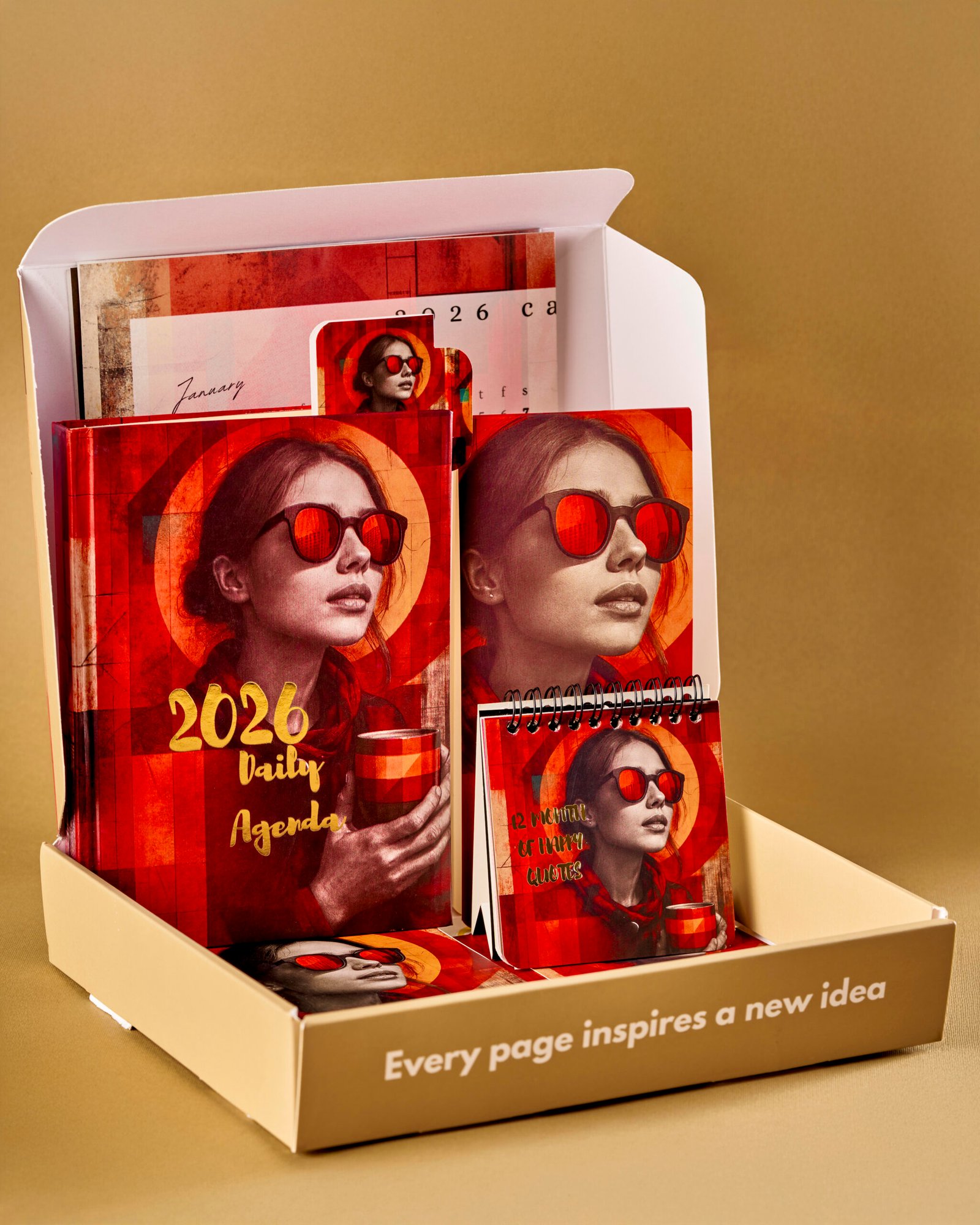 3 (1) La Rouge Set-2026 Planner Gift Box - Image 1