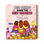 Cozy BESTIE MOMENTS Cute & Comfy Coloring Book Spiral - Image 2