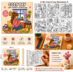 COZY DAY Cute & Comfy Coloring Book - Image 2