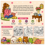 COZY DAY Cute & Comfy Coloring Book - Image 3